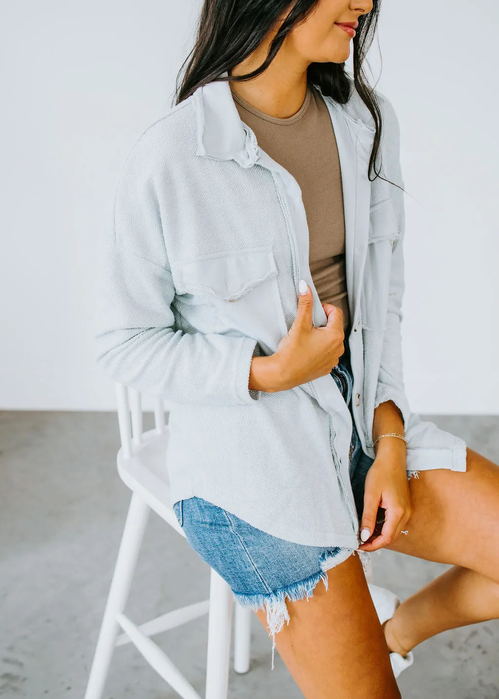 Kal Button Down Shacket