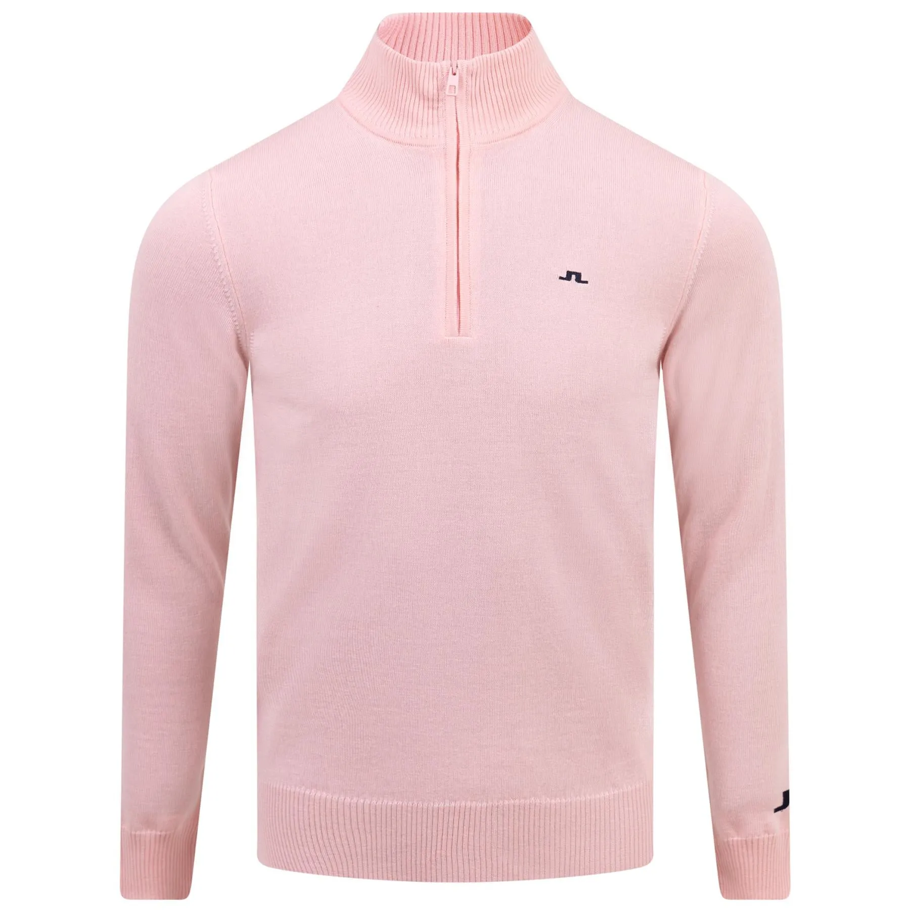 Kian Quarter Zip Tour Merino Sweater Powder Pink - SS24