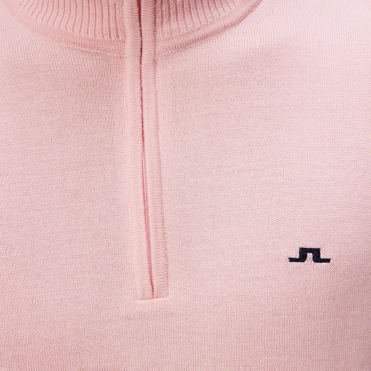 Kian Quarter Zip Tour Merino Sweater Powder Pink - SS24