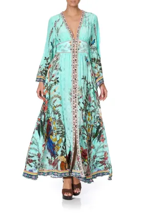 KIMONO SLEEVE DRESS WITH SHIRRING DETAIL MILLAS BACKYARD