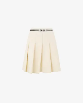 Knit Pleated Skirt