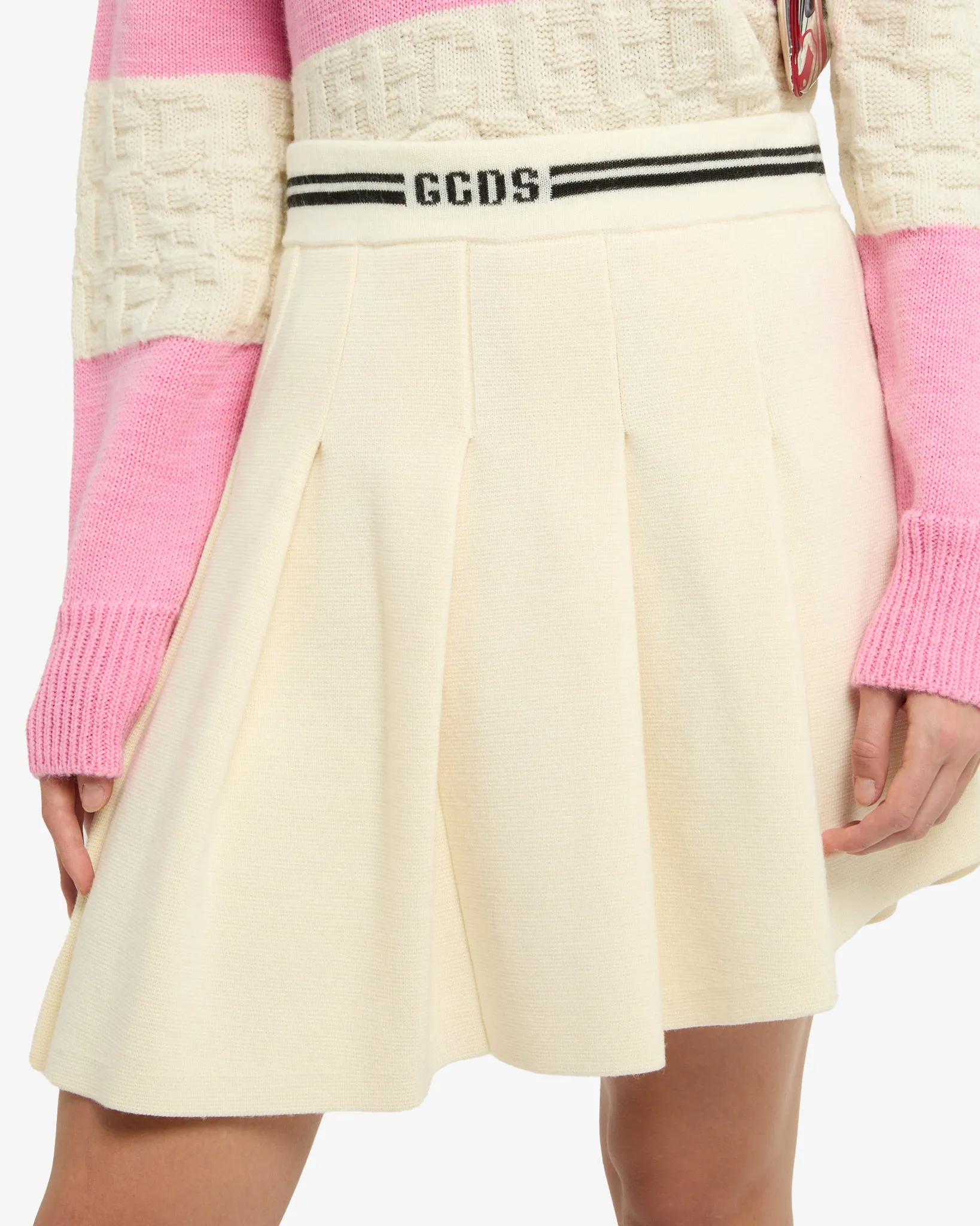 Knit Pleated Skirt