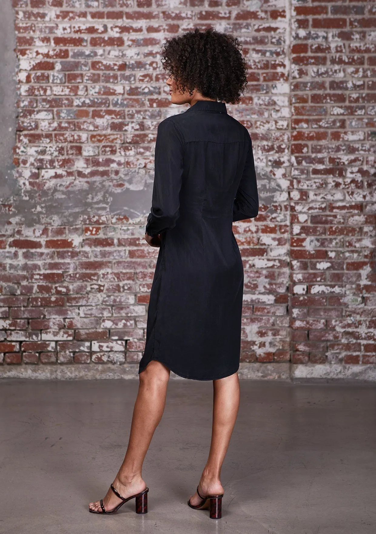 Knot So Basic Shirt Dress