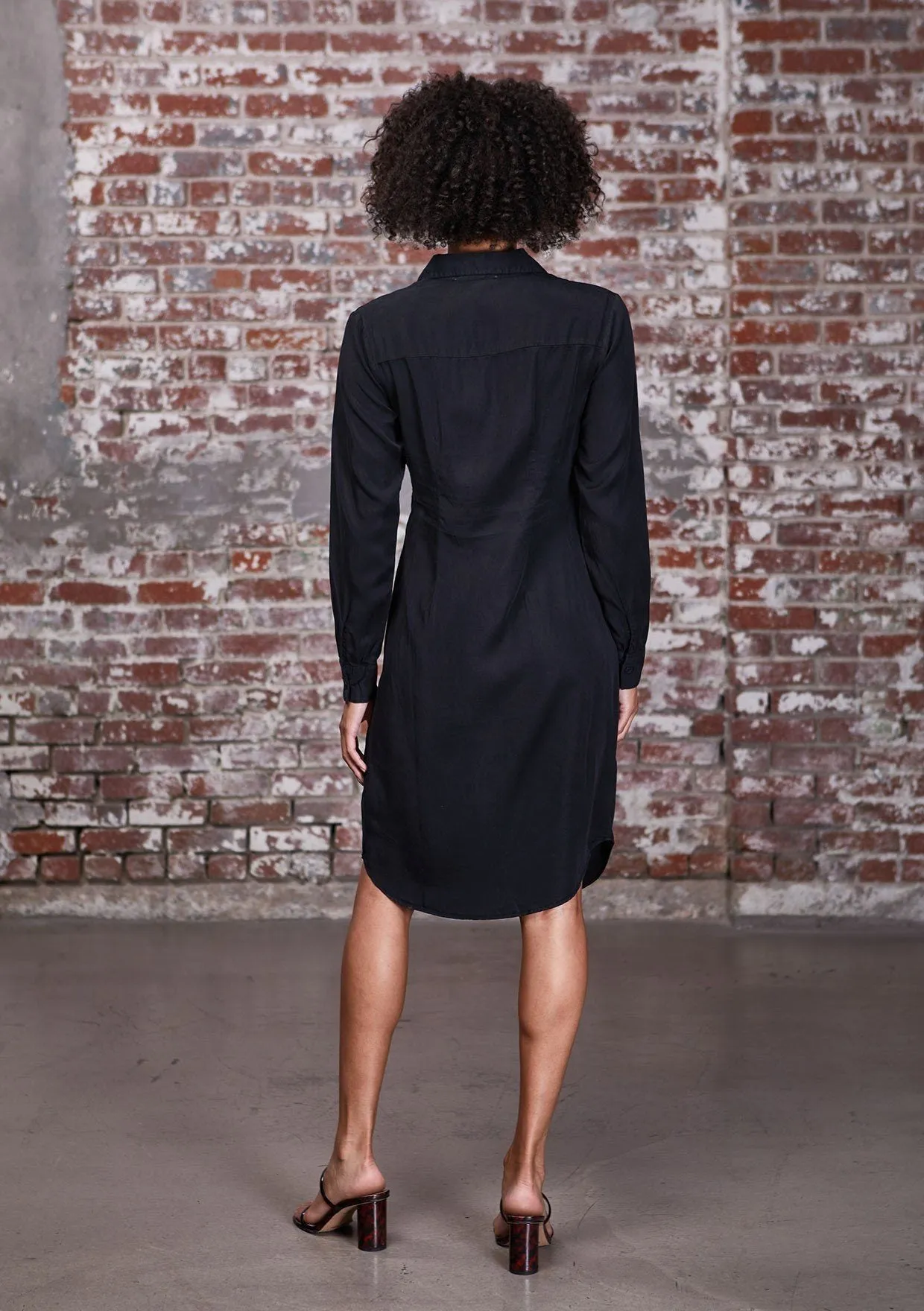 Knot So Basic Shirt Dress
