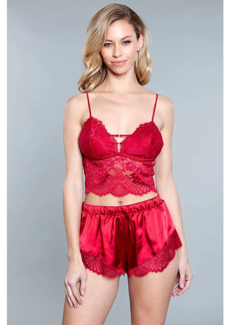 Kristal Lace Top and Shorts Set