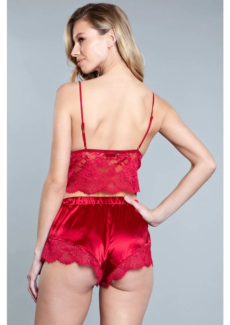 Kristal Lace Top and Shorts Set