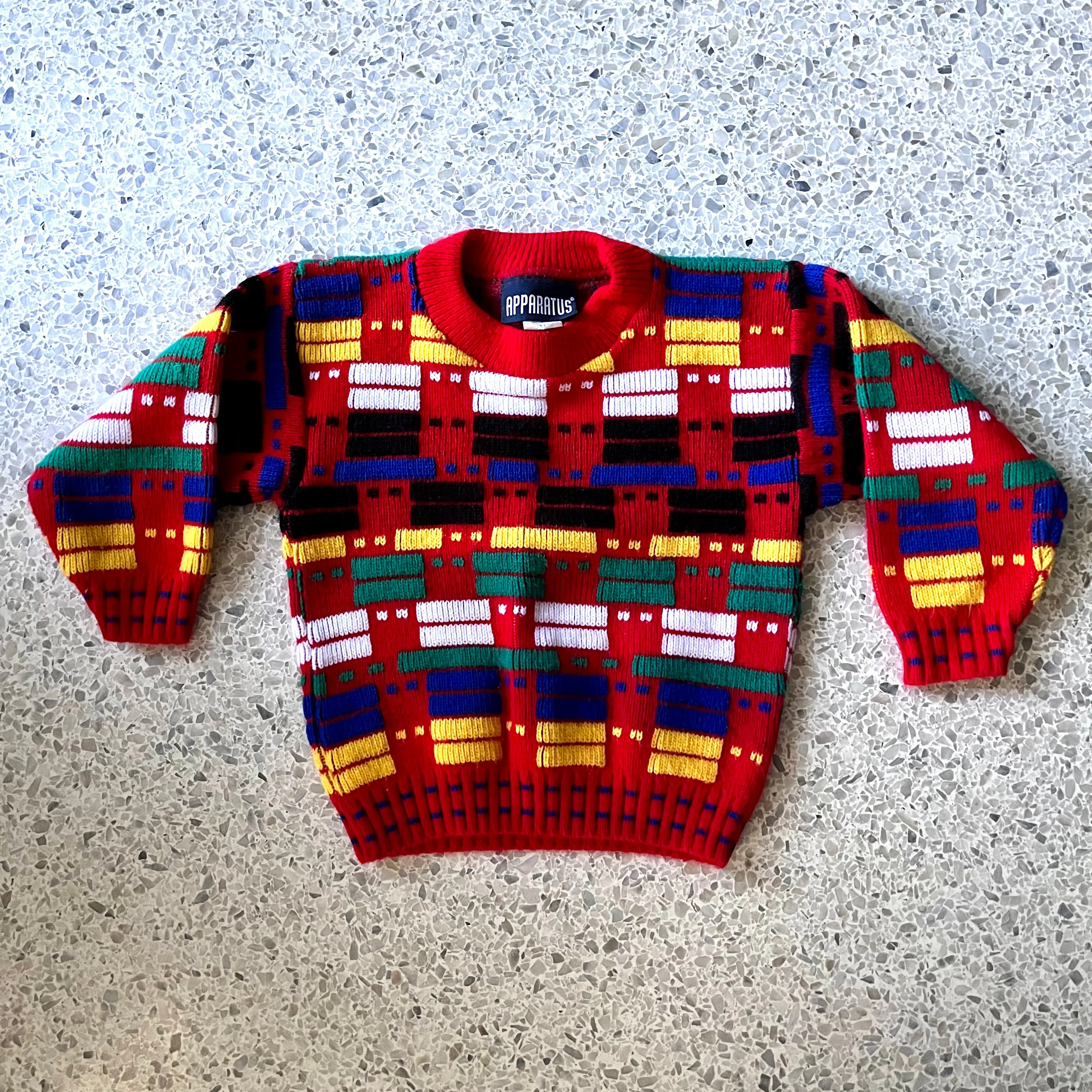 Late 80s/ Early 90s Apparatus Sweater