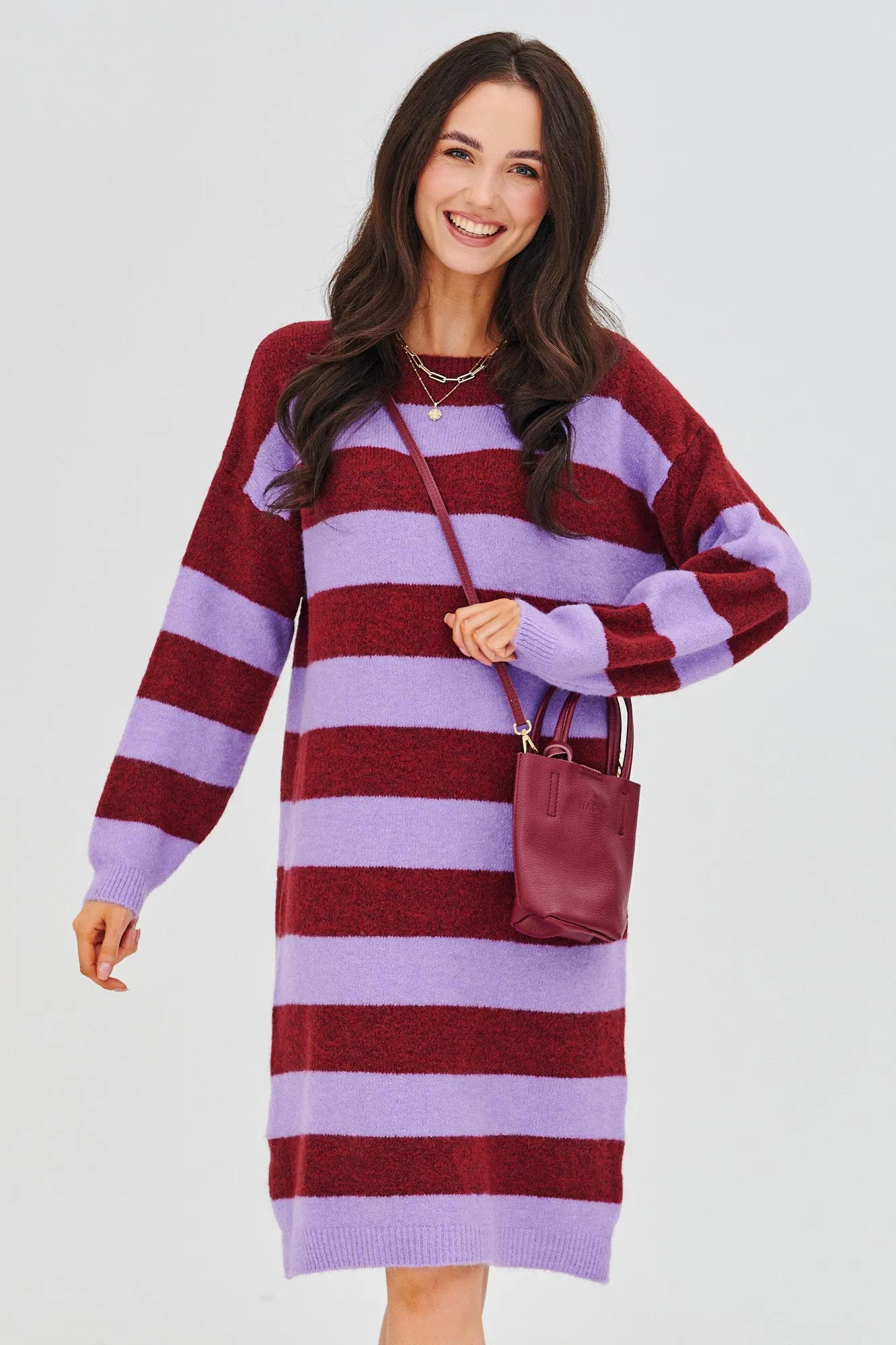 Lavender Grace Sweater Dress