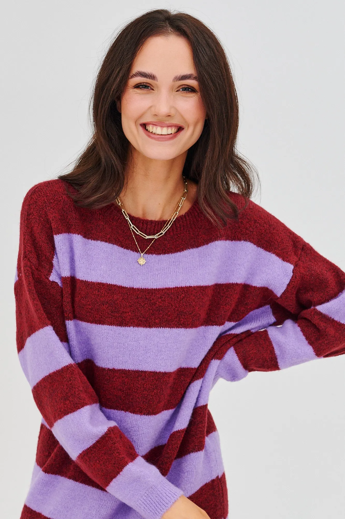 Lavender Grace Sweater Dress
