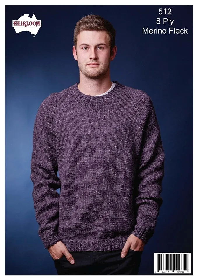 Leaflet HL512 - Classic Raglan V or Round Neck Jumper