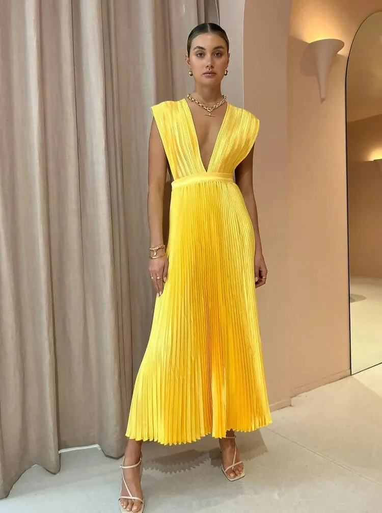 L’Idee Gala Gown Canary