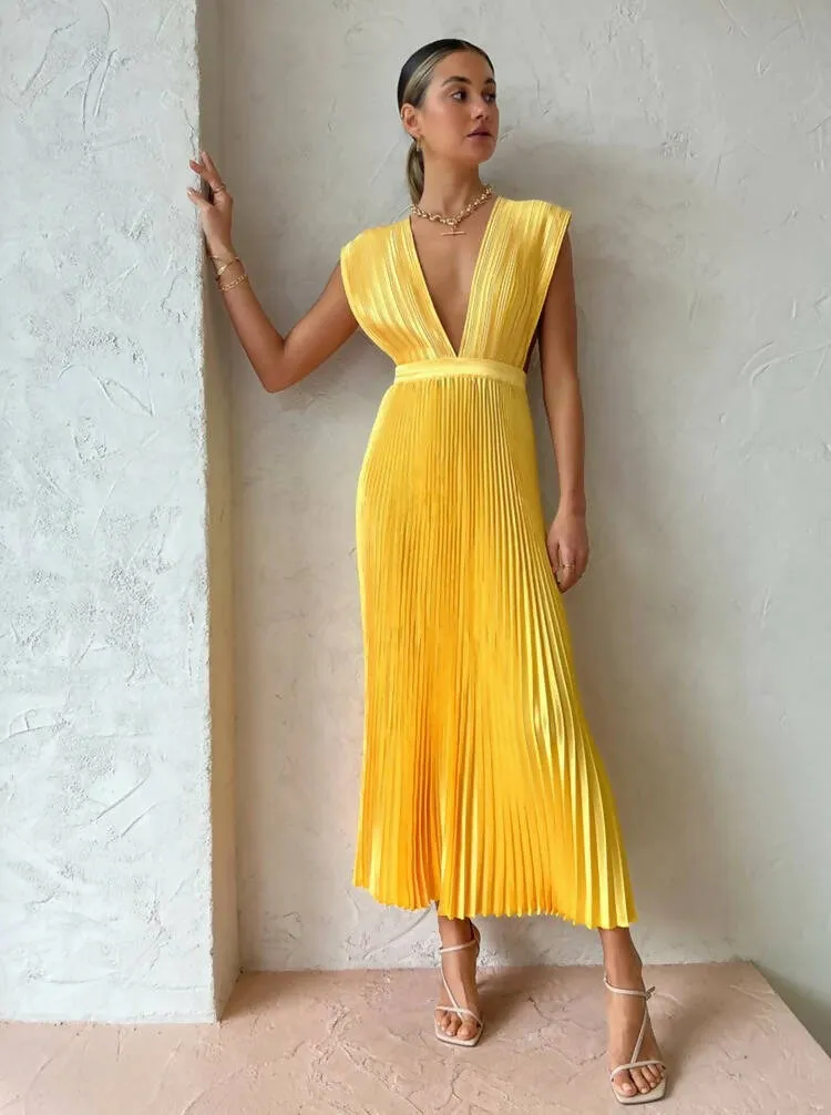 L’Idee Gala Gown Canary
