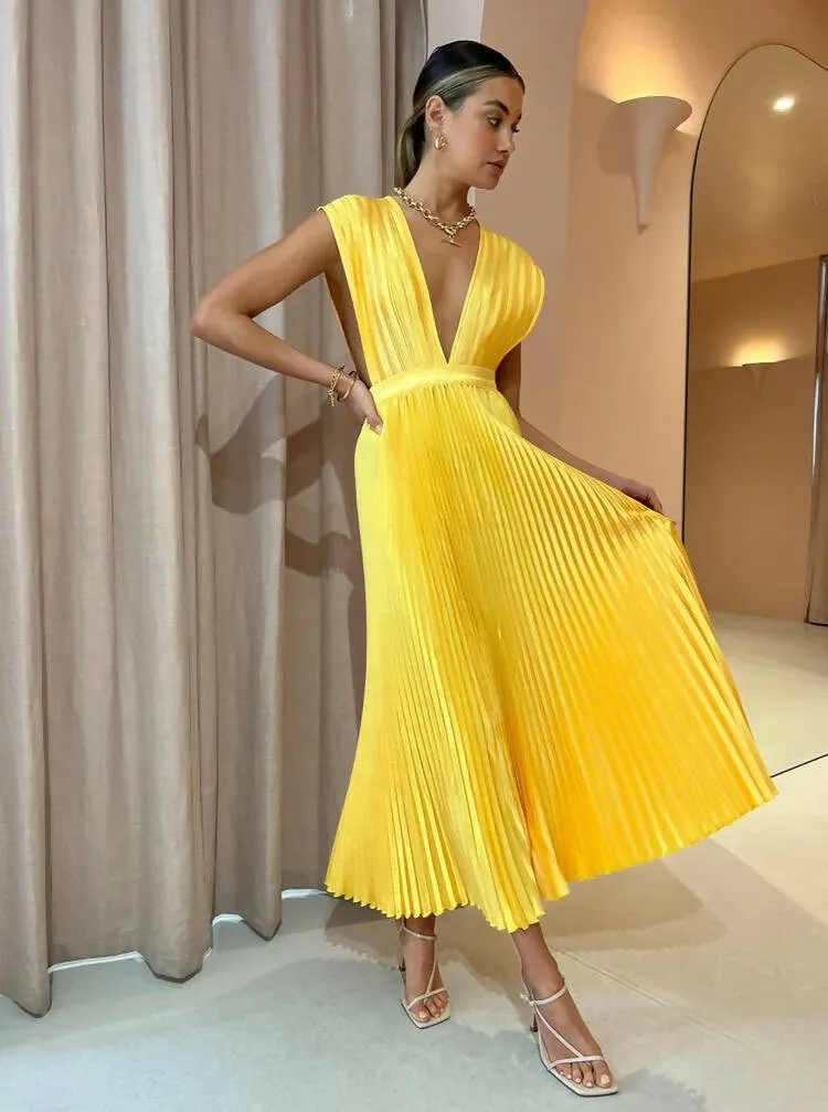 L’Idee Gala Gown Canary
