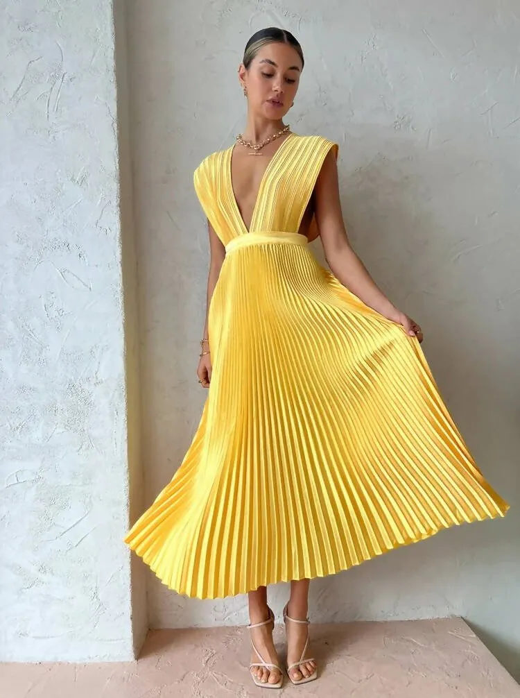 L’Idee Gala Gown Canary