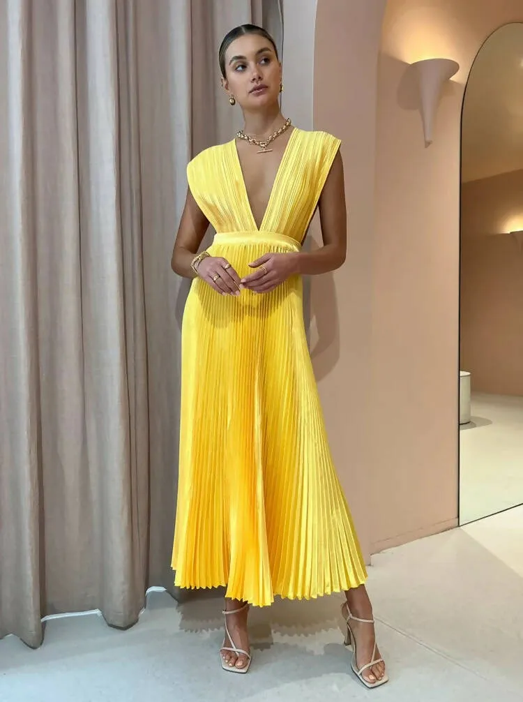 L’Idee Gala Gown Canary