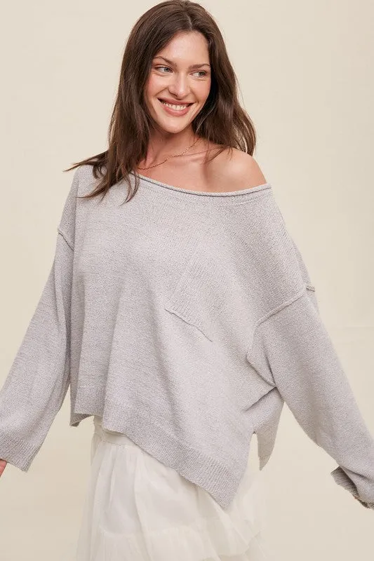 Light Weight Crop Knit Pullover