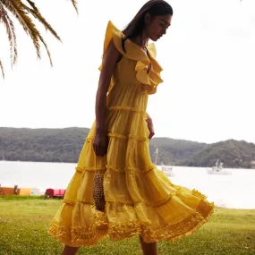 Limón Silk Linen Dress