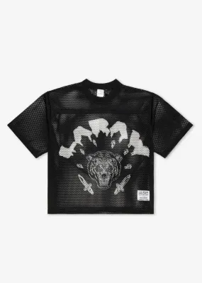 LOGO MESH JERSEY BLACK