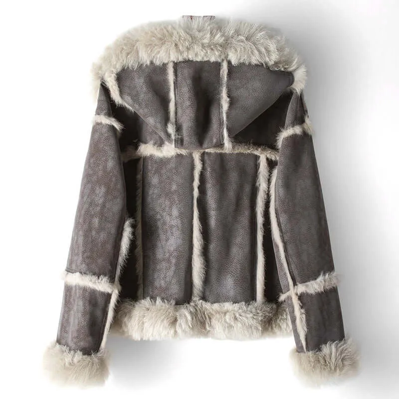 Luxe Faux Fur Shearling Jacket
