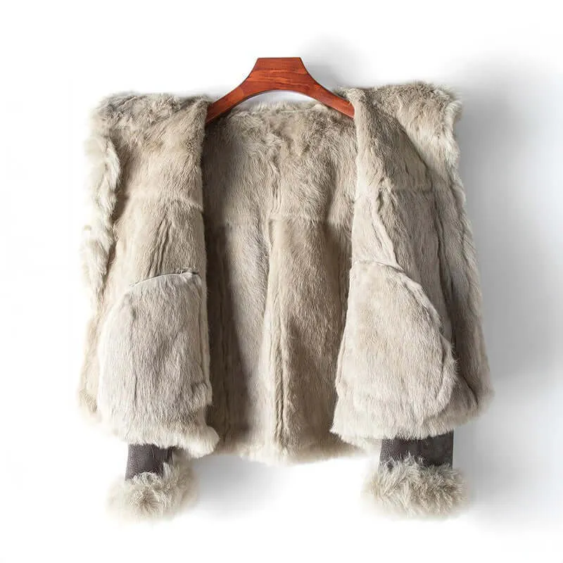 Luxe Faux Fur Shearling Jacket