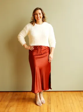 MADDY Slip Midi Skirt
