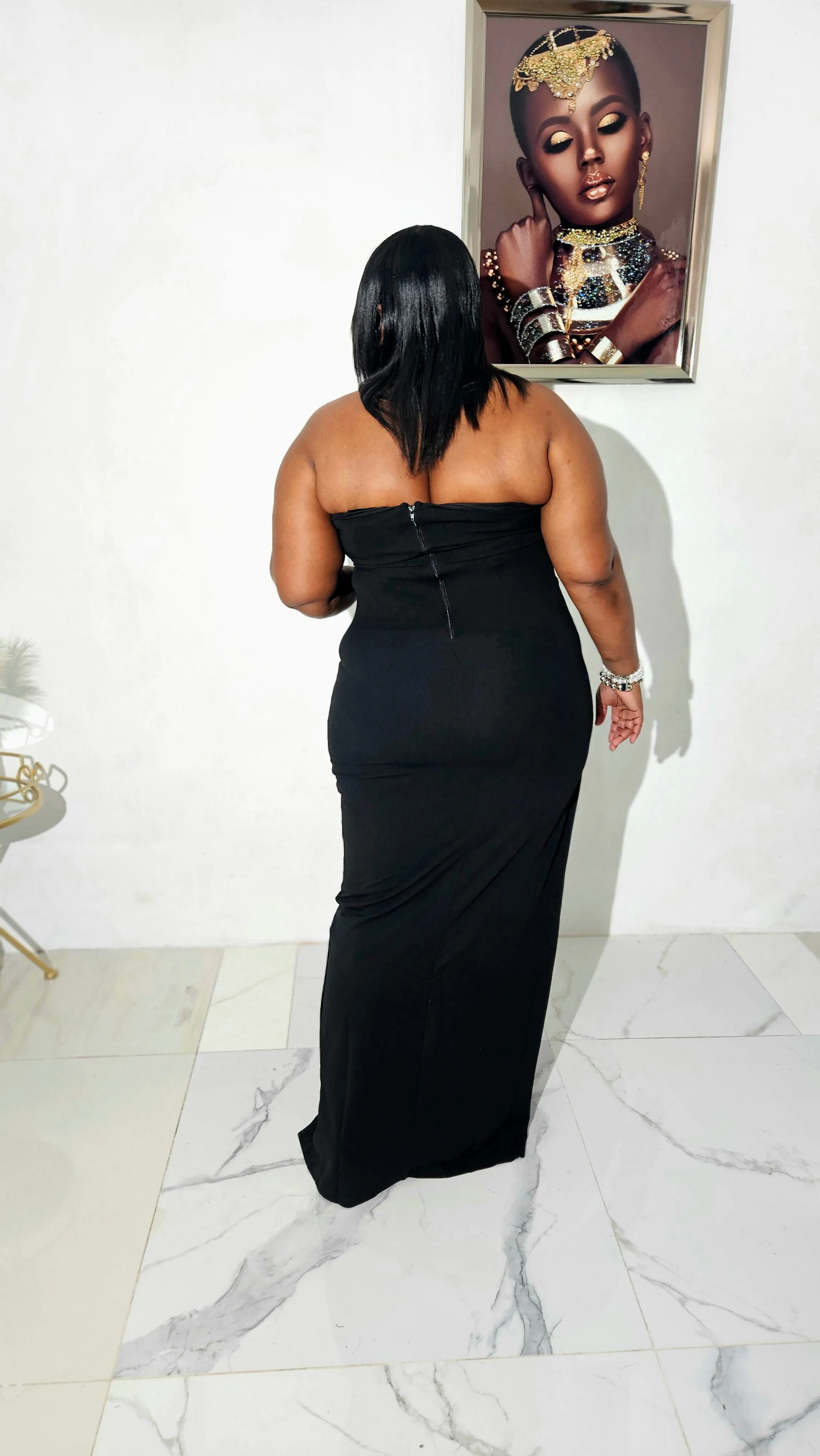 Mandie Pleated Tube Top Dress