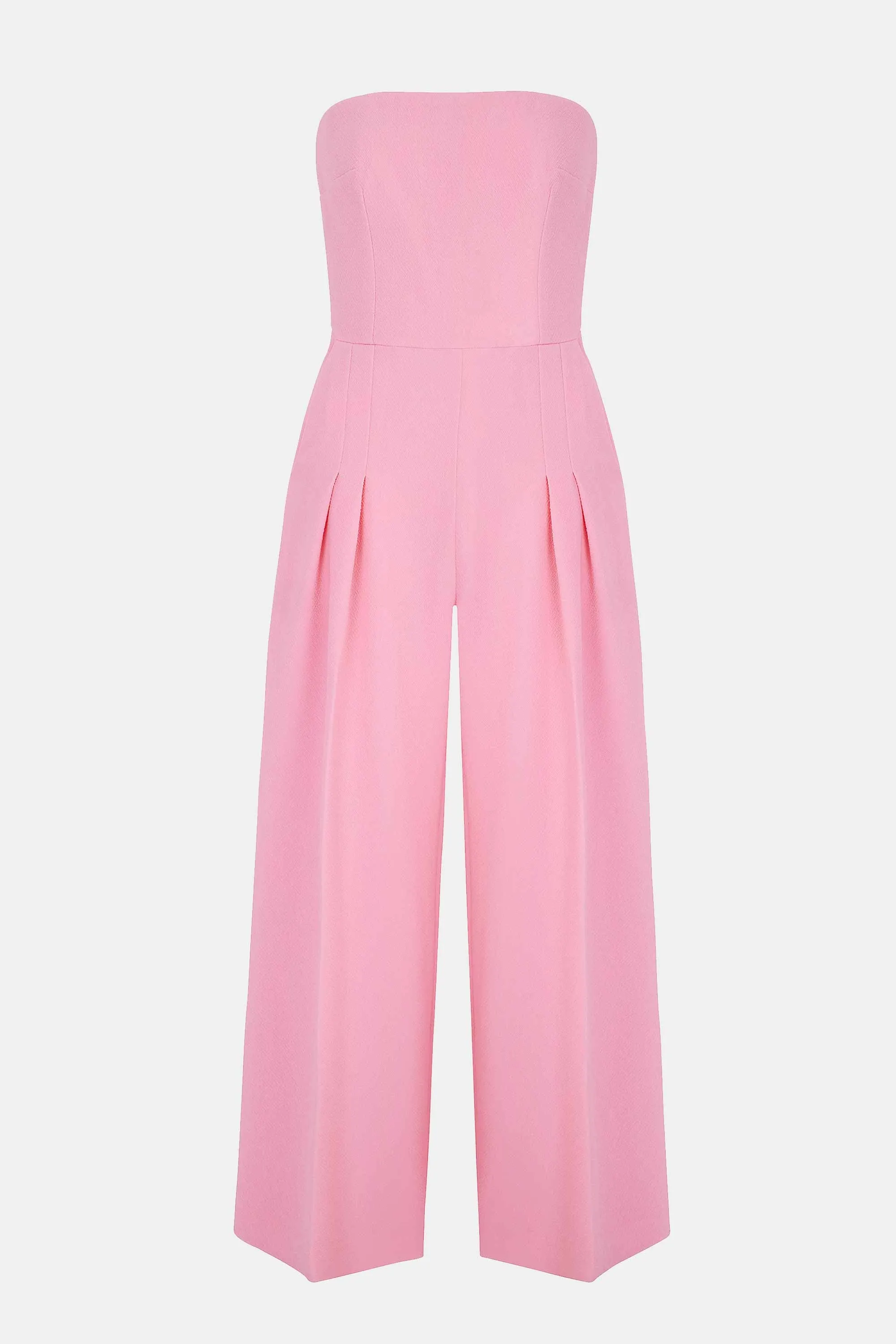 Marcie Jumpsuit In Pink Double Crepe
