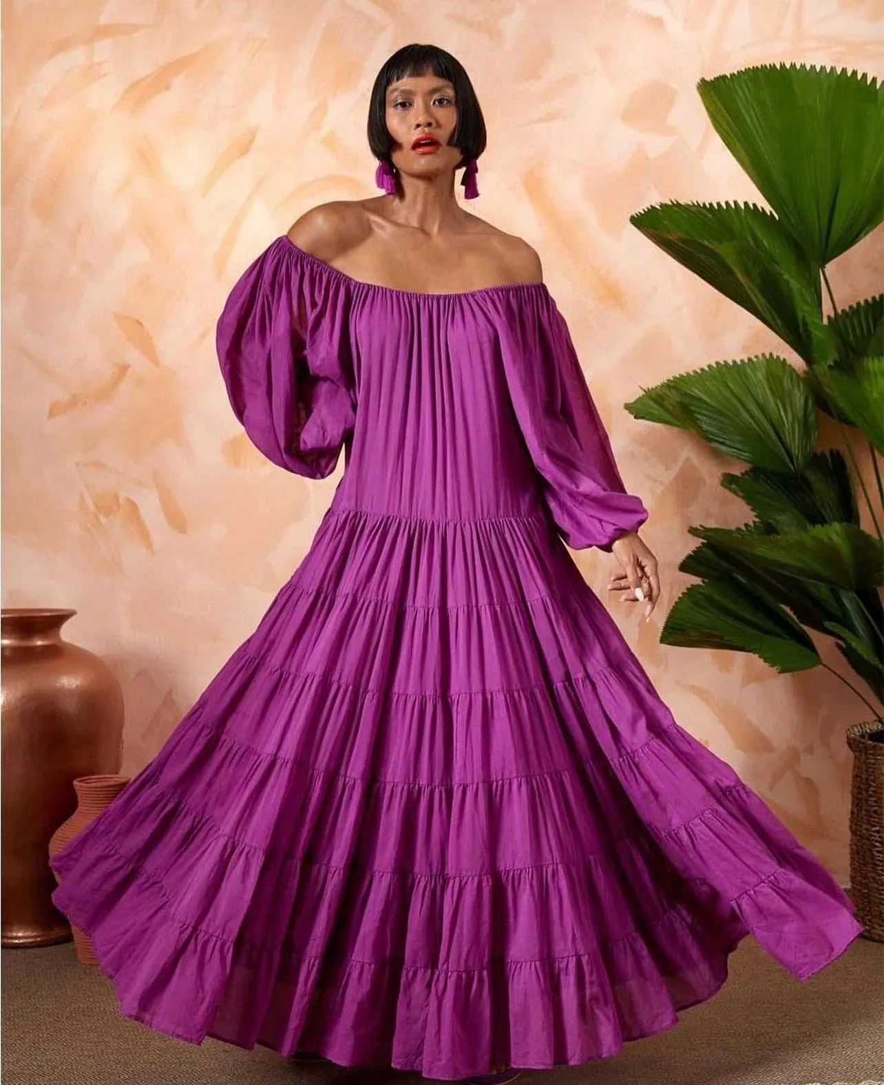 MAXI BOHO DRESS ARROW