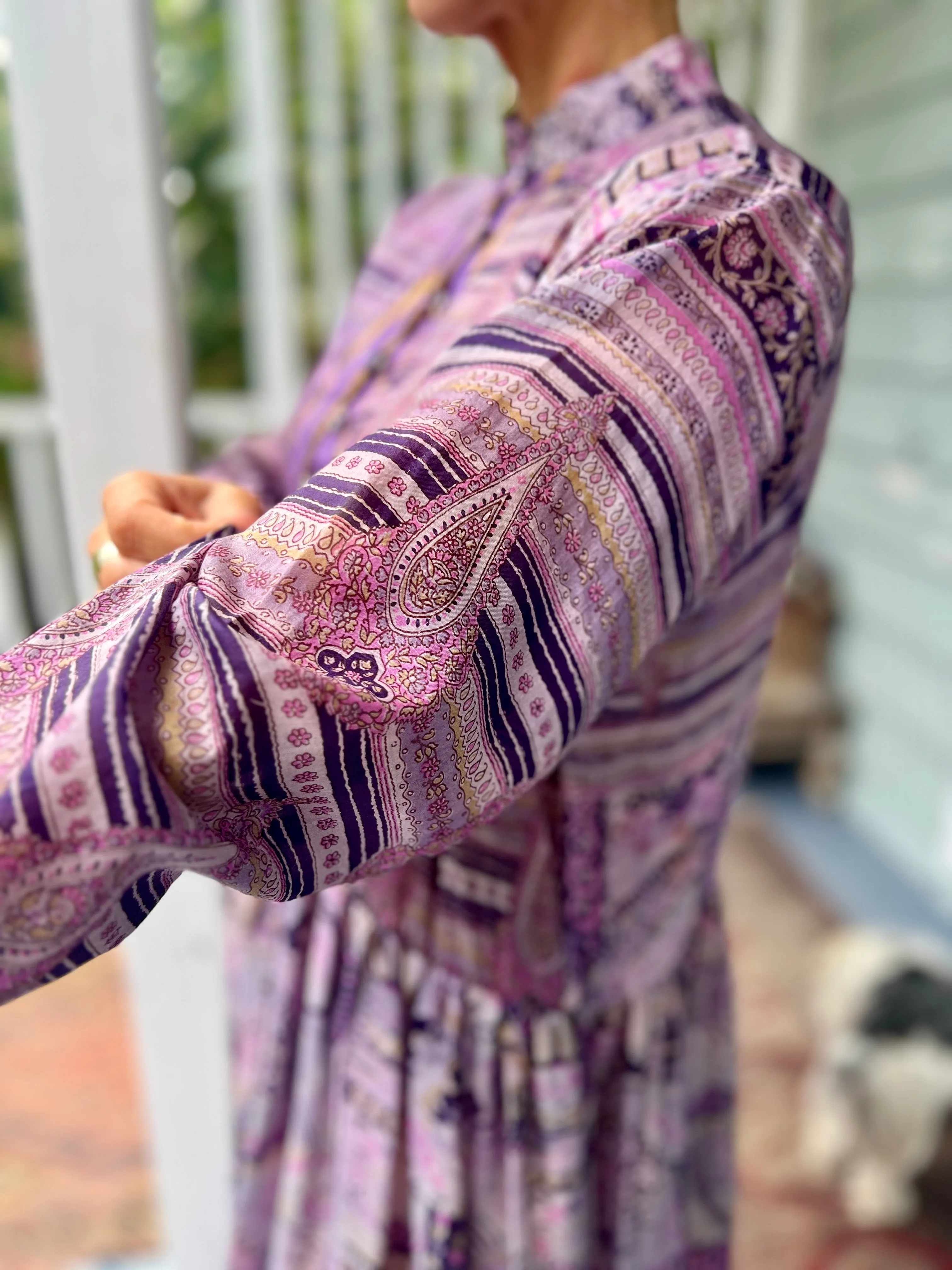 Moonlight Dress - Lilac Purple Silk (S)