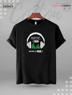 Music On World Off Good Quality Mens Tshirt In Lowest Price In BD