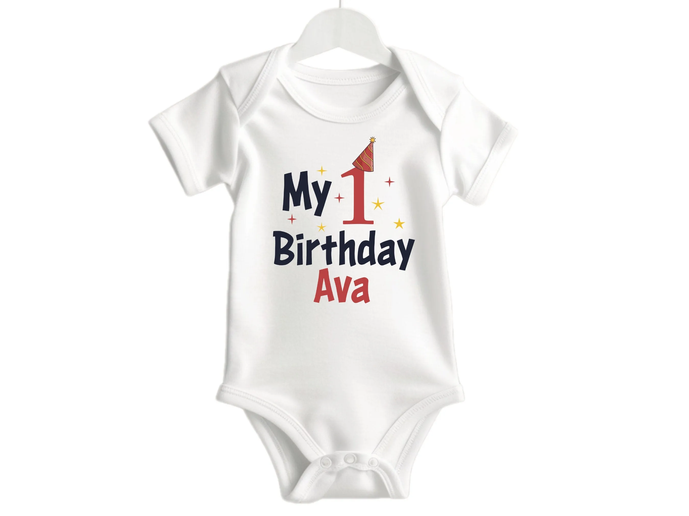 My 1st Birthday Custom Bodysuit Gift for Baby Girls for 1st Birthday