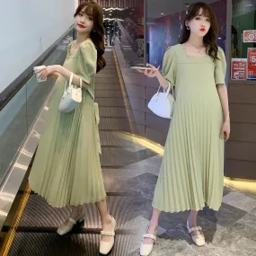 New Design Fashion Pleated Maternity Skirt
