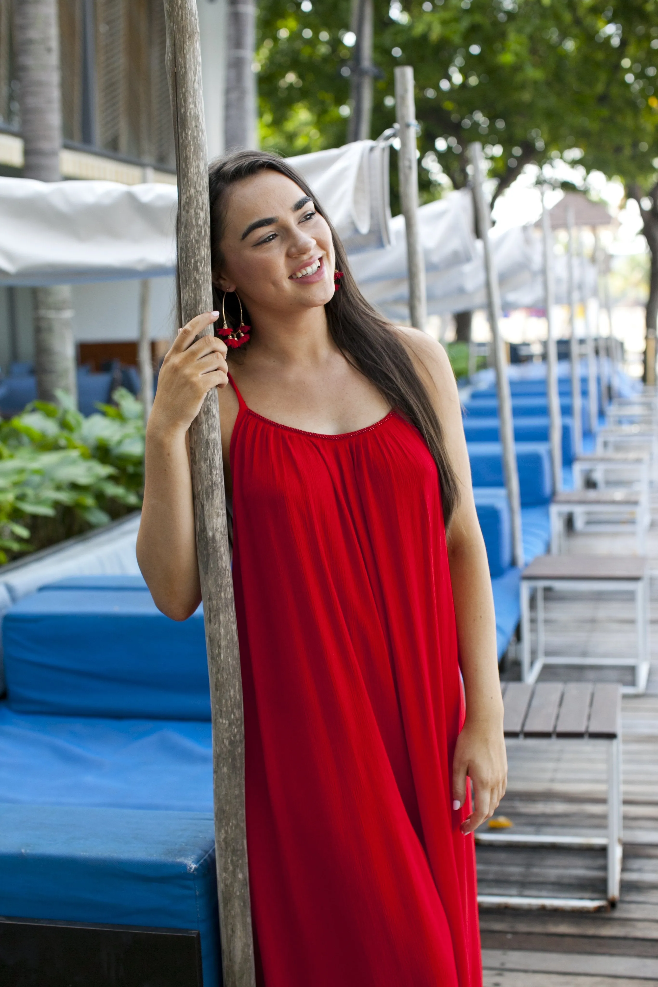 New York Jumpsuit - Red