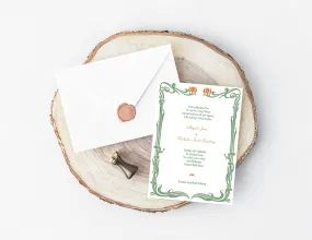 Nouveau DIY Wedding Invitation Suite