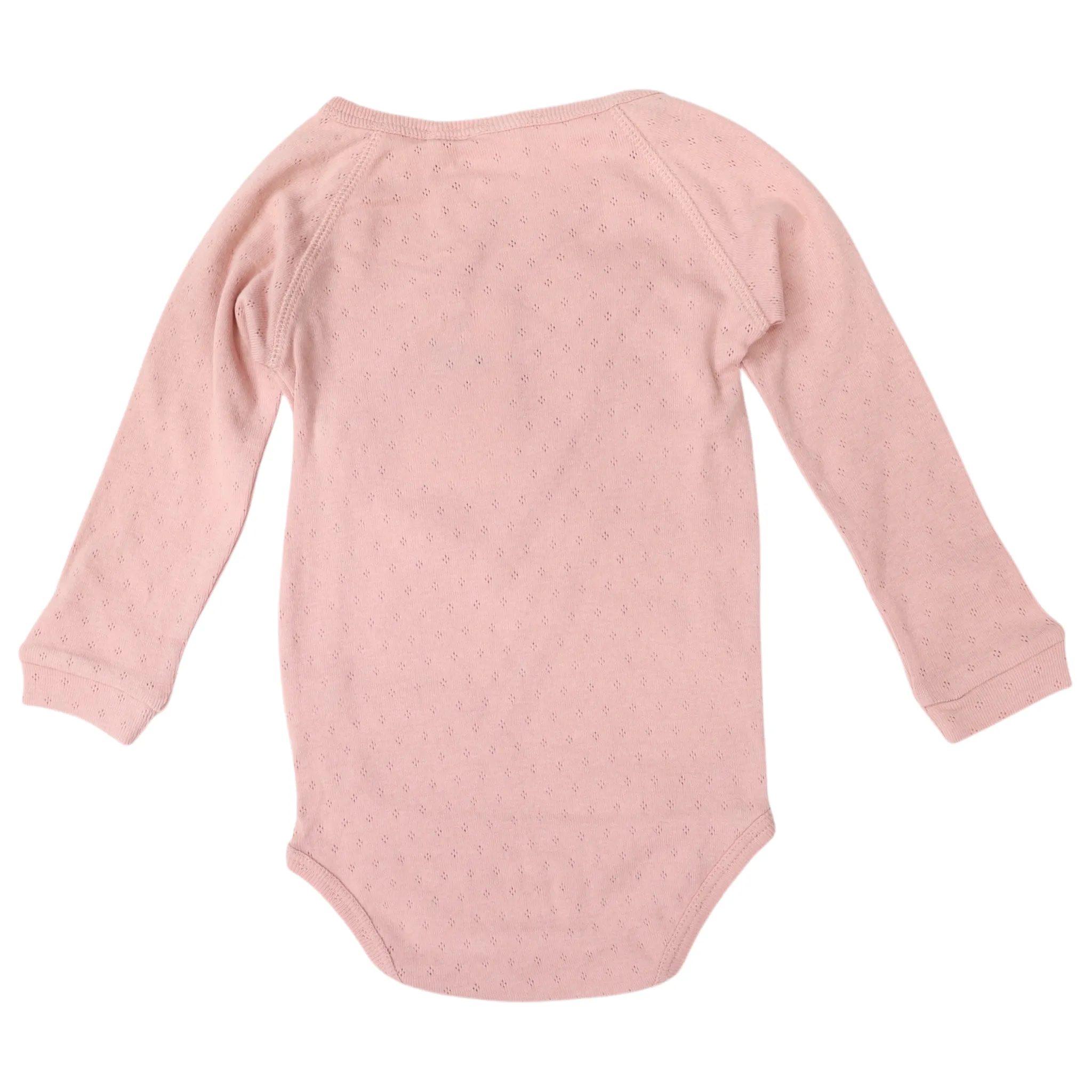 Organic Pointelle Bodysuit Pink
