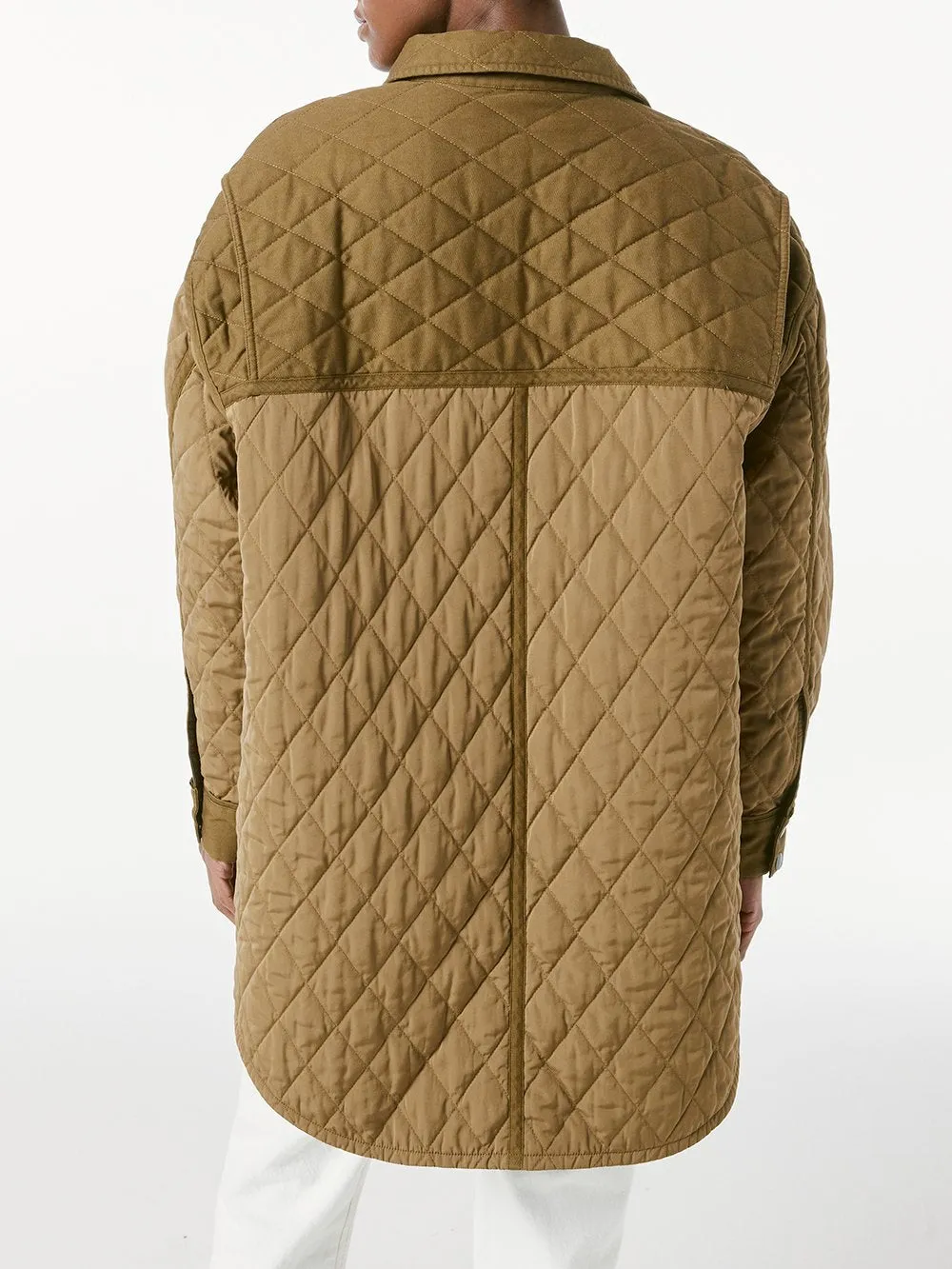 Oversize Shirt Jacket Desert