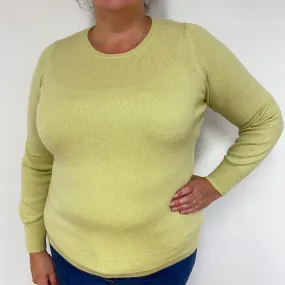 Pistachio Green Crew Neck Jumper Extra  Large