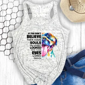 Pitty Eyes Flowy Racerback Tank