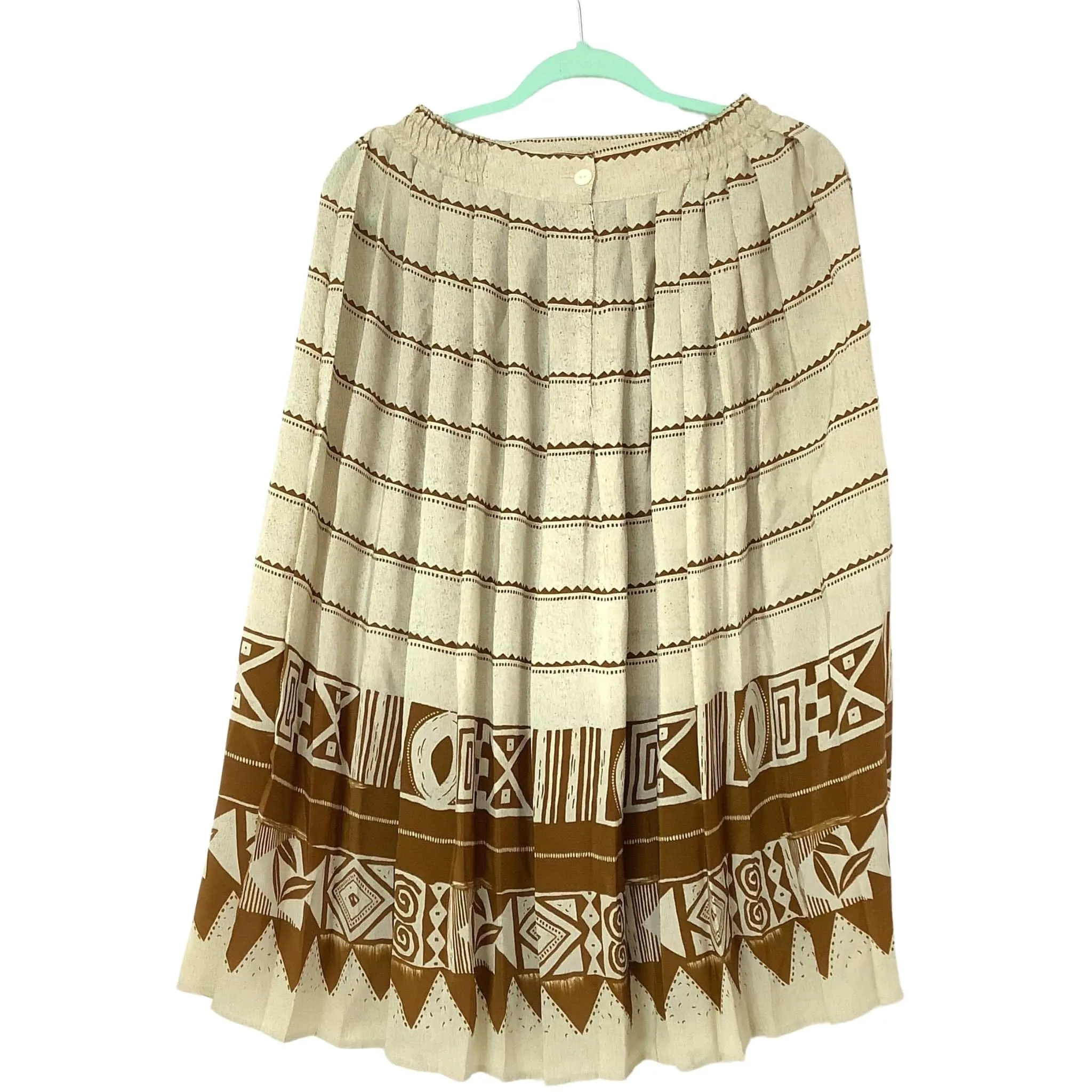 Pleated Southwestern Skirt