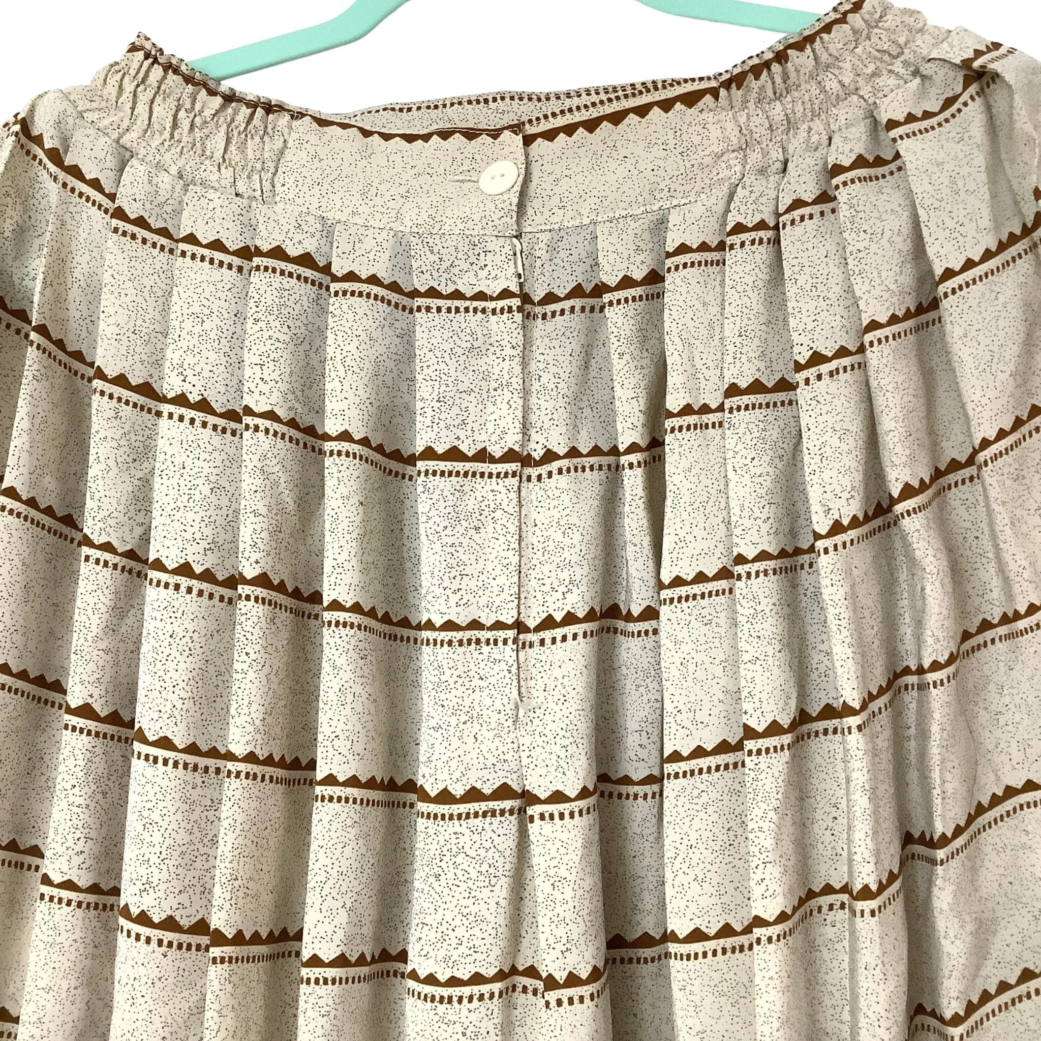 Pleated Southwestern Skirt