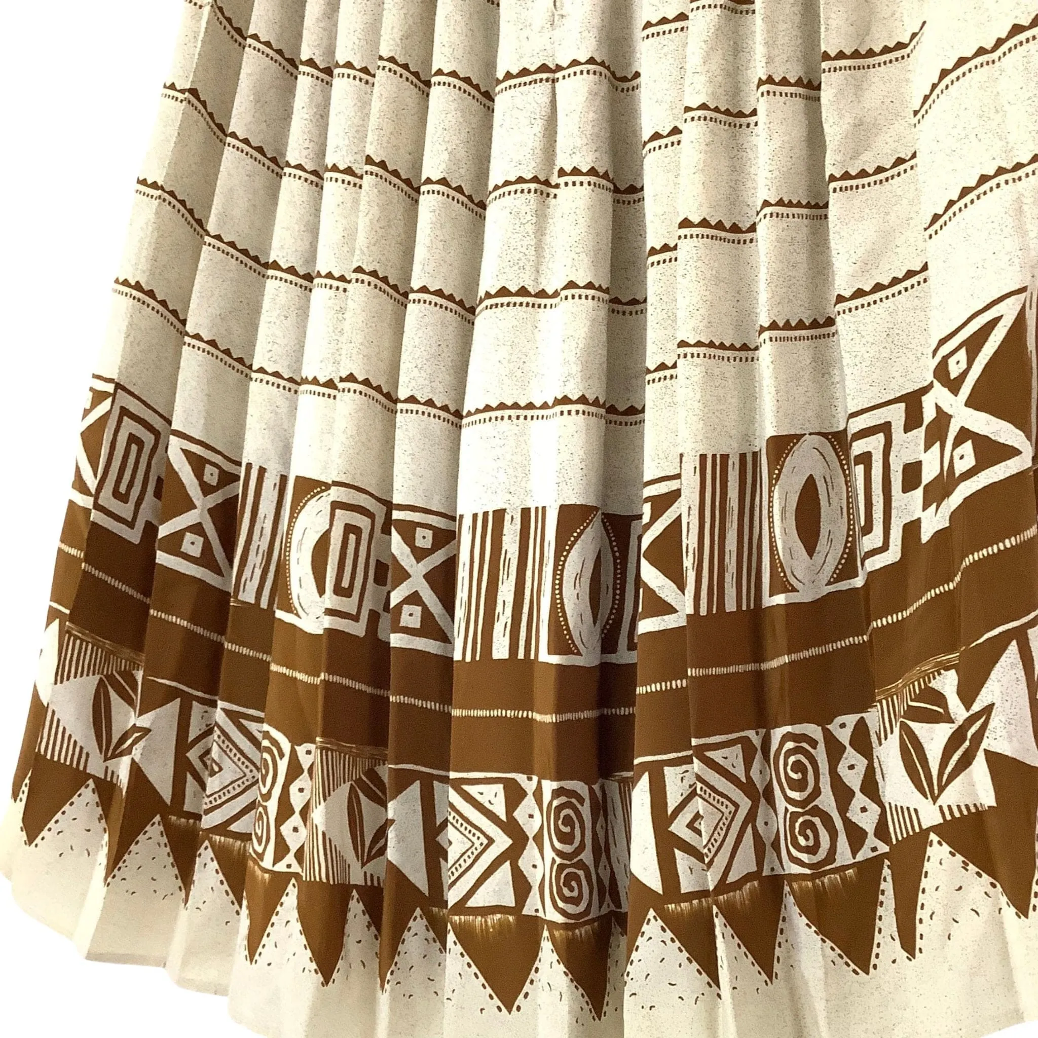 Pleated Southwestern Skirt