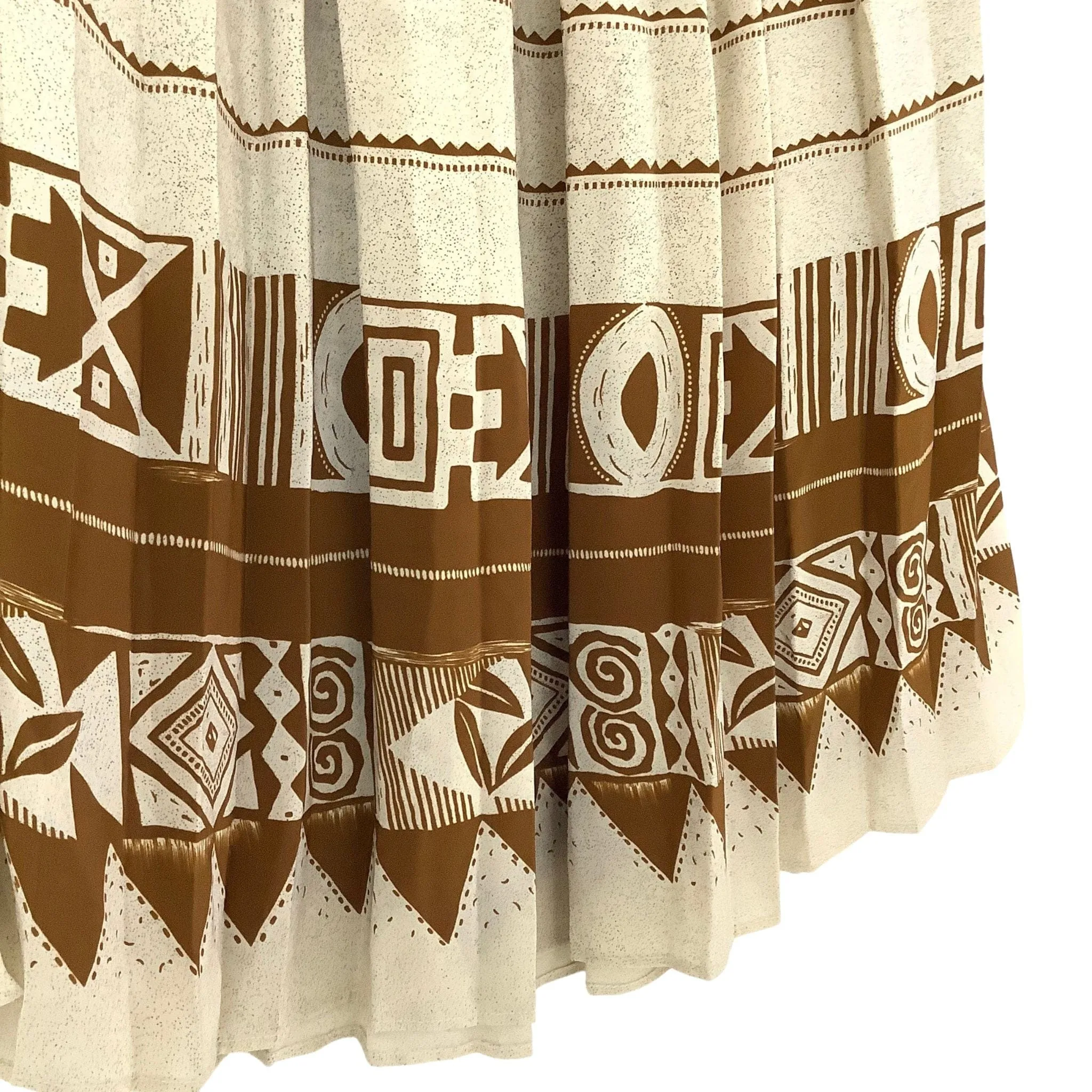 Pleated Southwestern Skirt