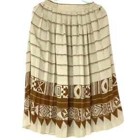 Pleated Southwestern Skirt