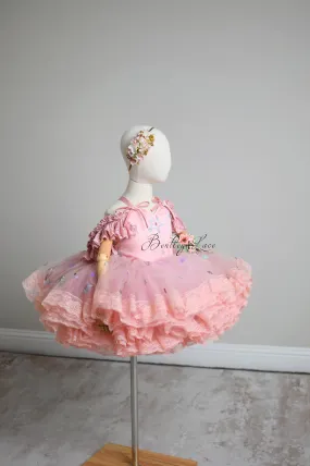 "All That Shimmers " -   Petal length dress  ( 3 Year - 4 Year)