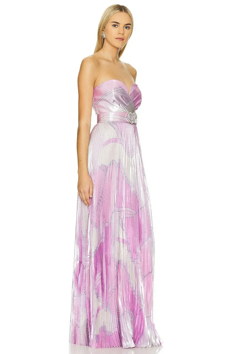 Rebecca Vallance the Samar Strapless Gown Pink Size AU 8, 10 & 14