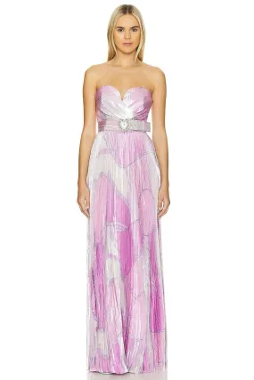 Rebecca Vallance the Samar Strapless Gown Pink Size AU 8, 10 & 14