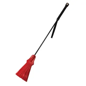 Rouge - Tasseled BDSM Riding Crop (Red)