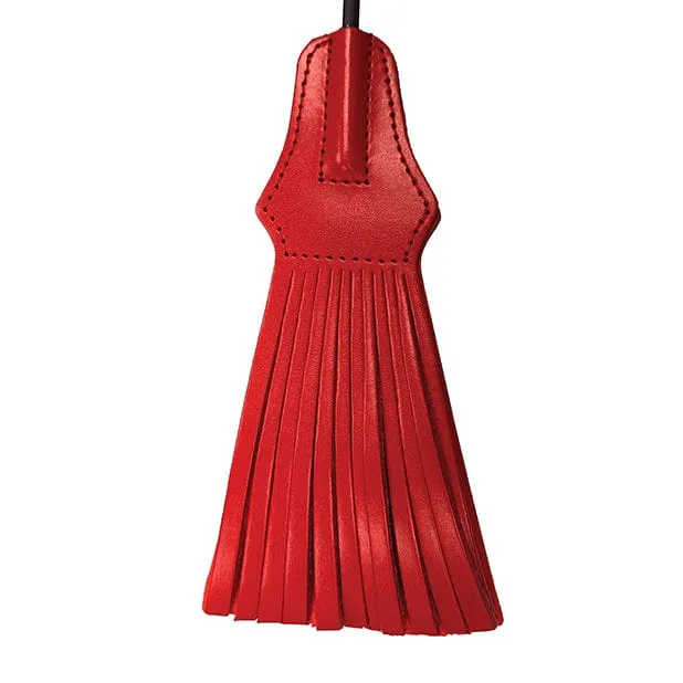 Rouge - Tasseled BDSM Riding Crop (Red)