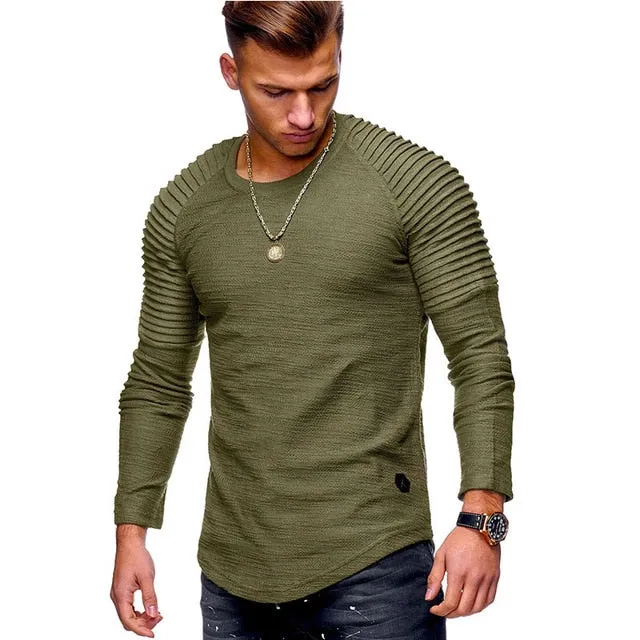 Round Neck Striped Style T-shirt