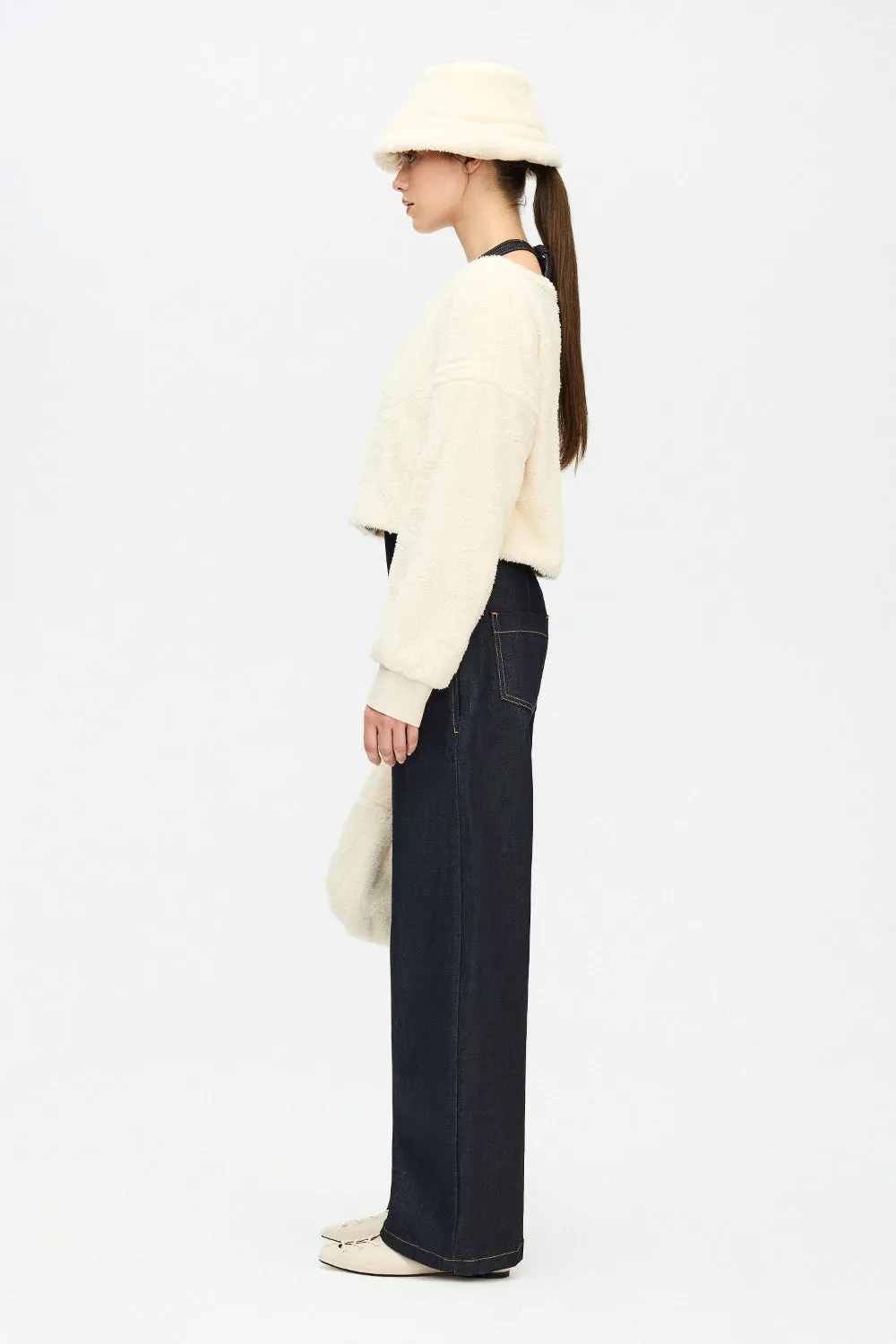 Sherpa Crop Sweater